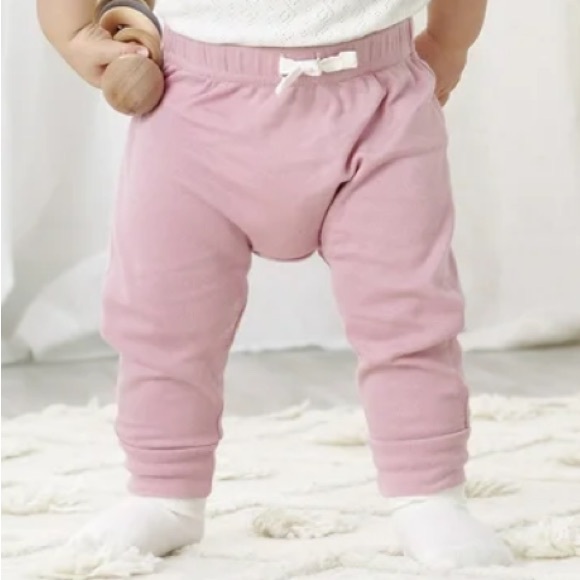 Baby girl pants bundle of 3 - new! - pink tones and gray pants - baby bundle - Picture 2 of 7